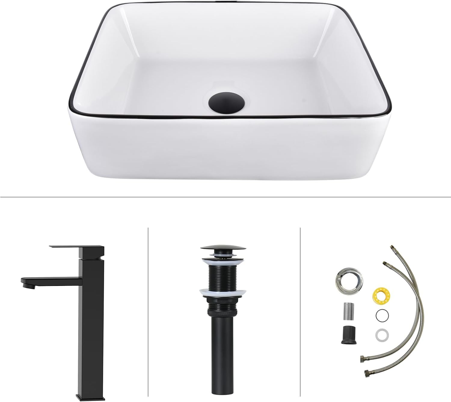 Rustic Bathroom Vanity With Ceramic Sink