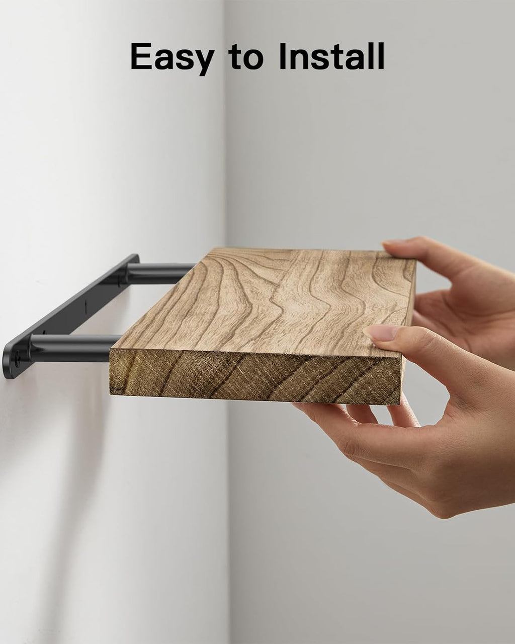 Paulownia Wood Wall Floating Storage Shelves