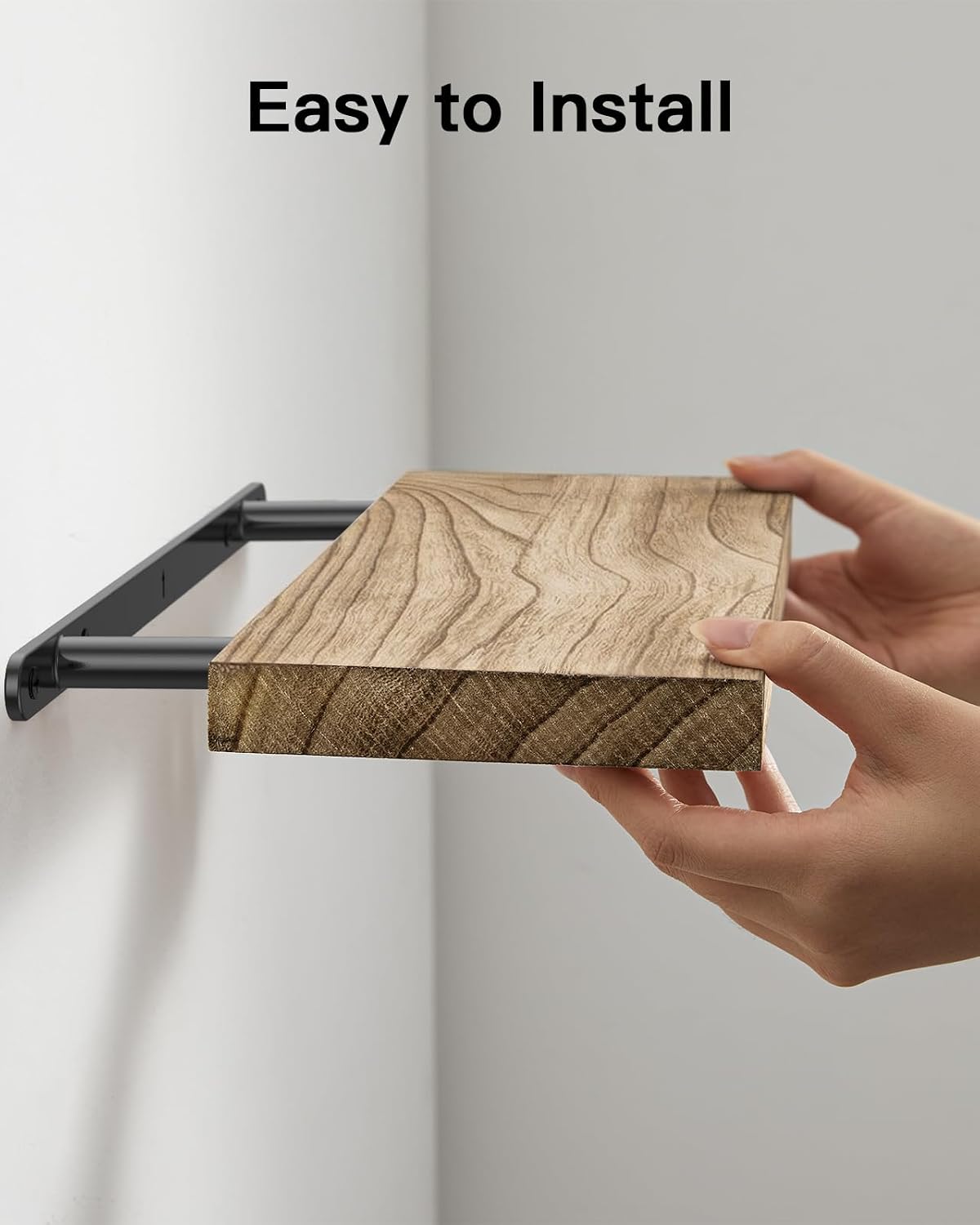 Paulownia Wood Wall Floating Storage Shelves