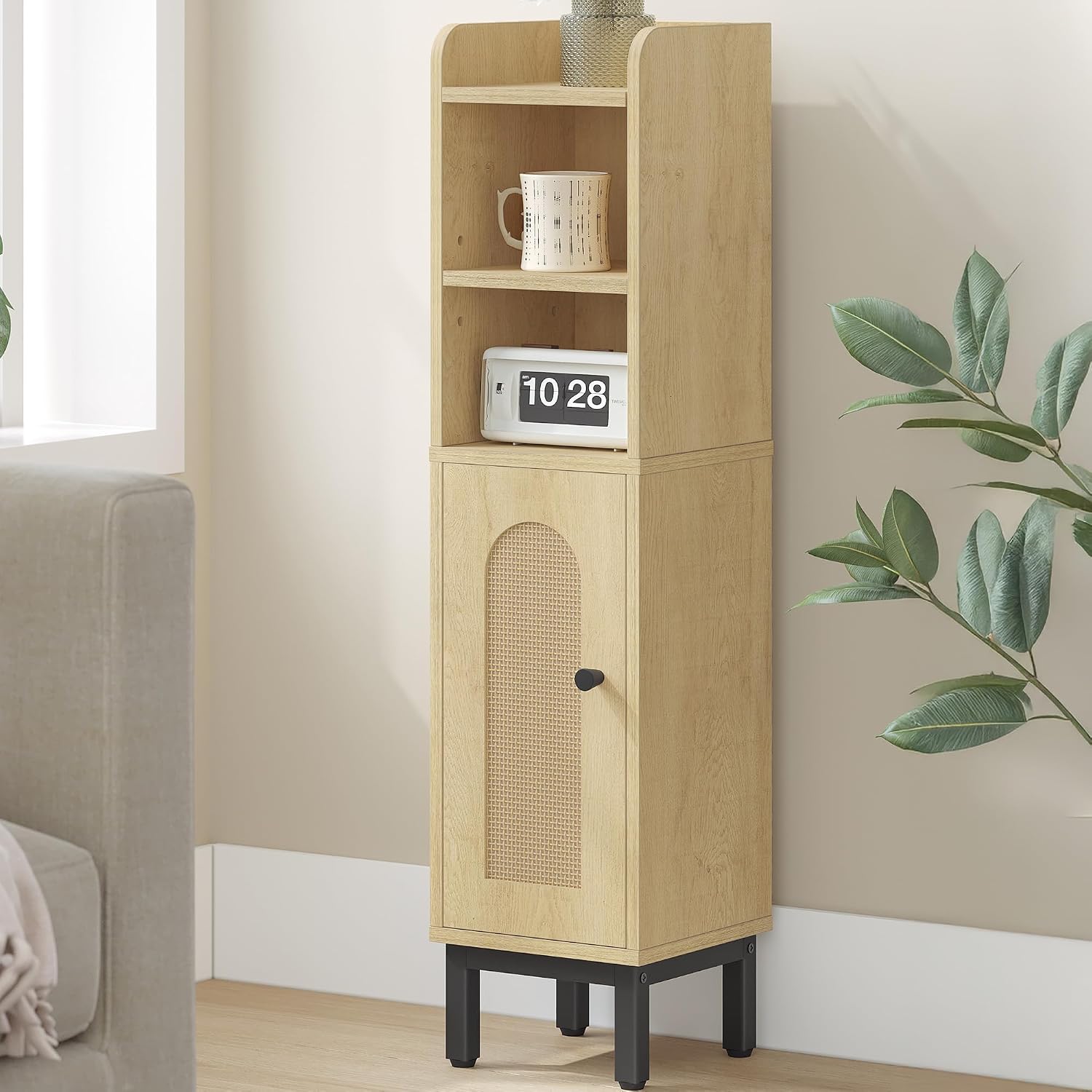 Small Freestanding Bathroom Corner Cabinet