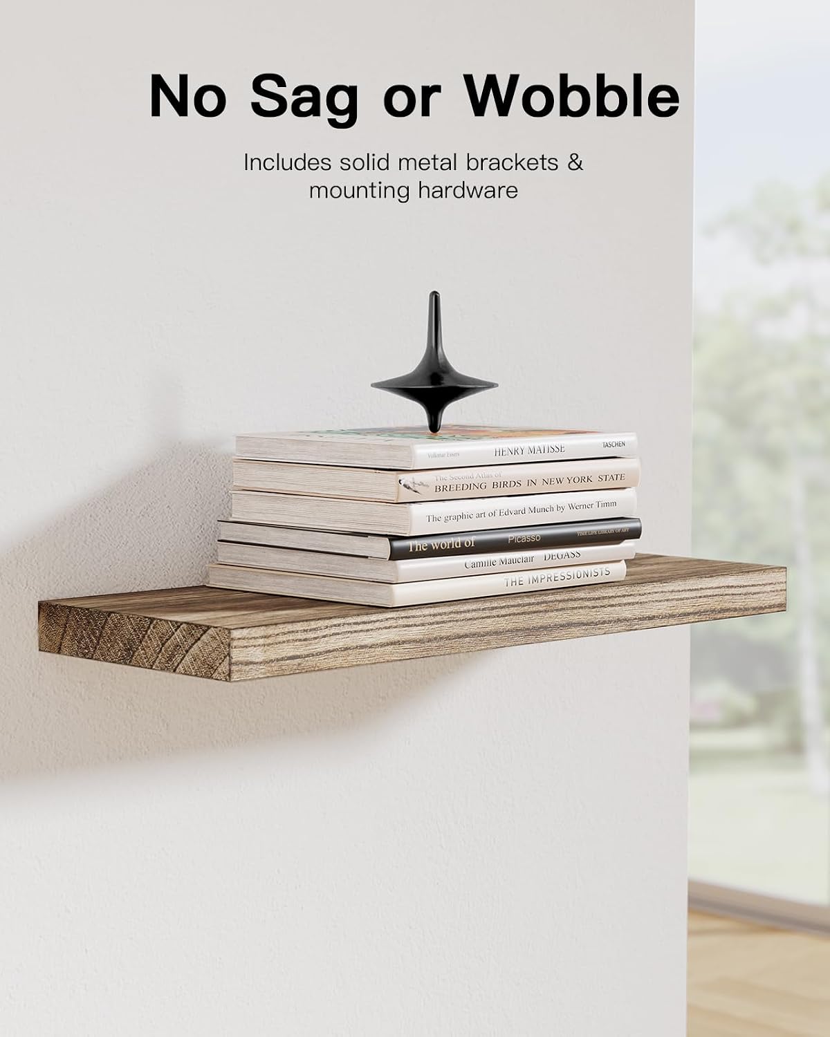 Paulownia Wood Wall Floating Storage Shelves