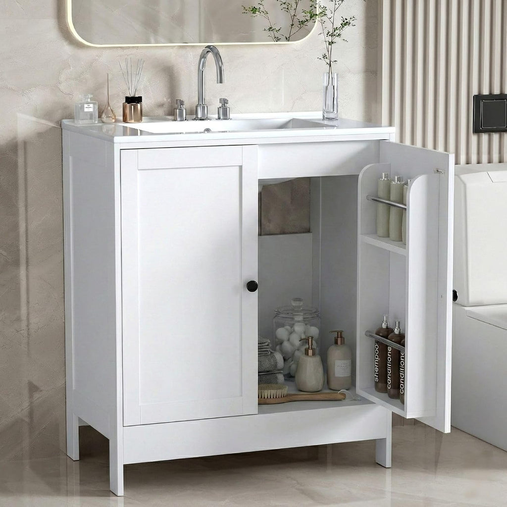 Modern Freestanding Bathroom Vanity With Sink
