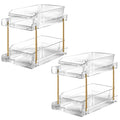 2‑Tier Stackable Pull‑Out Storage Organizer