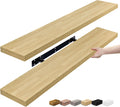 Maple Wood Wall Floating Storage Shelves